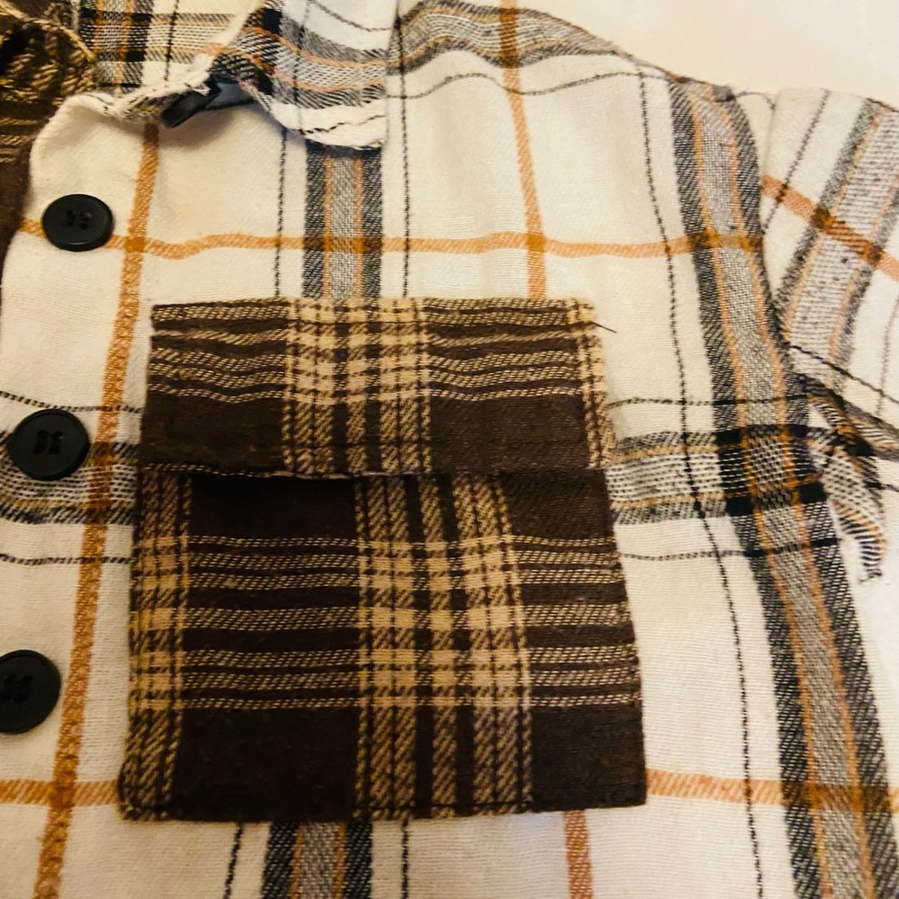 Unisex Toddler Plaid Shirt EUC - Picture 3 of 8